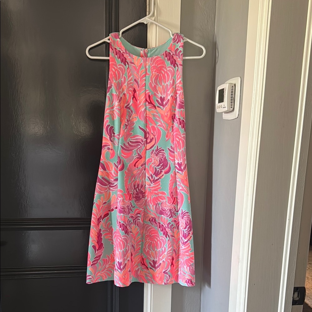 Lily Pulitzer size small Floral Sleeveless Dress in Pink and Turquoise